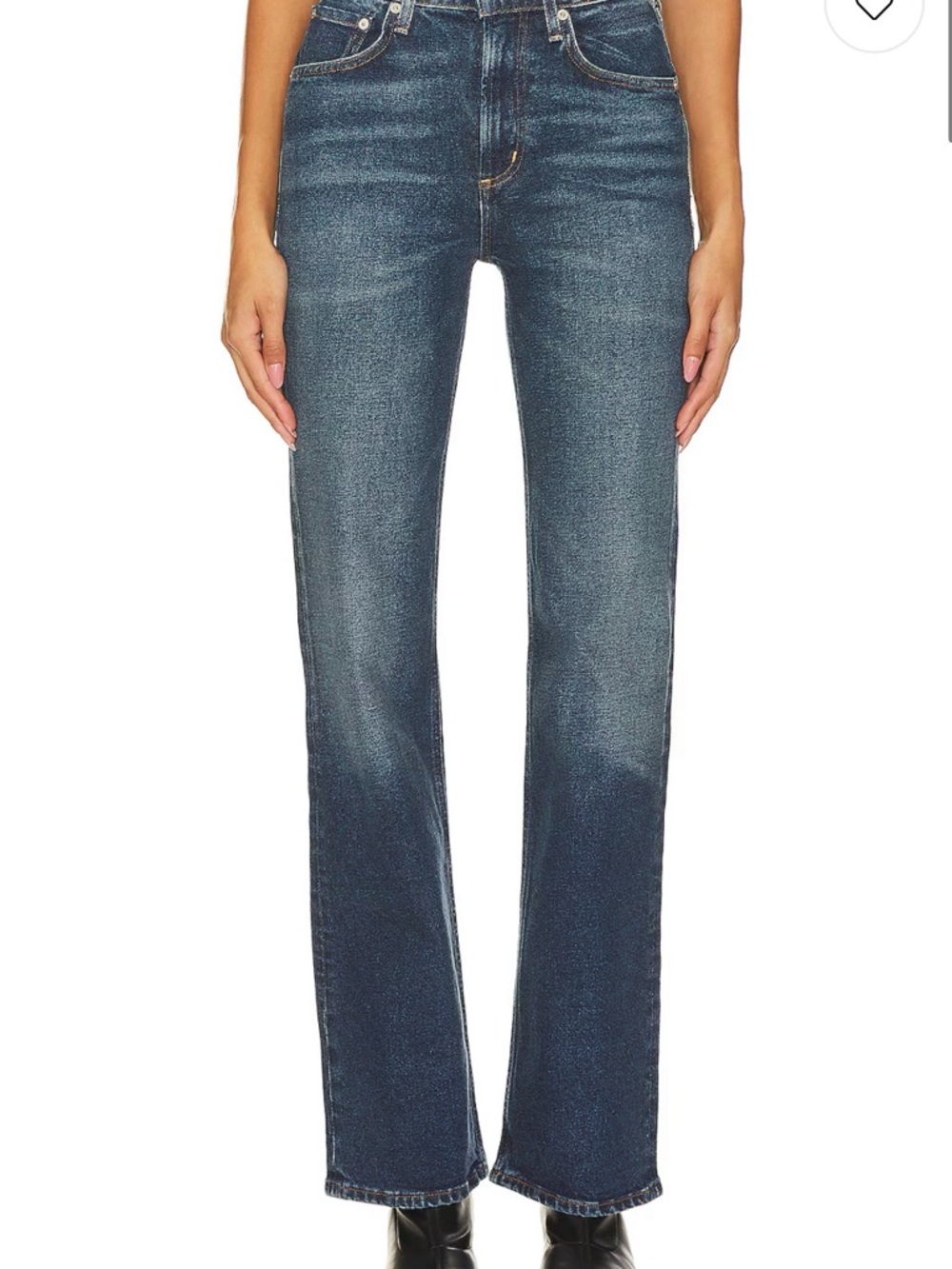 Citizens Of Humanity Vidia Mid Rise Boot Jean in Garnish